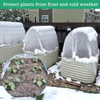 LHongL Plant Covers Freeze Protection with Ultra Fine Mesh Reusable Floating Row Cover for Plants Vegetables Flowers Fruits Frost Sun Protection 1.2oz/yd² (8x33ft)