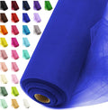 54" by 20 Yards Royal Blue Tulle Fabric Rolls - Tutu Spool Bolt for DIY Wedding Decoration, Baby Shower Tutu Skirt, Gift Wrapping - Large Matte Tulle, Roll Packaging