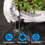 LAVEVE Heavy Duty Weed Barrier Landscape Fabric 4FT x 100FT