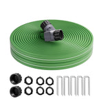 Amolok 50 FT Soaker Hose for Garden Lawn, Water Saving Sprinkler Hose