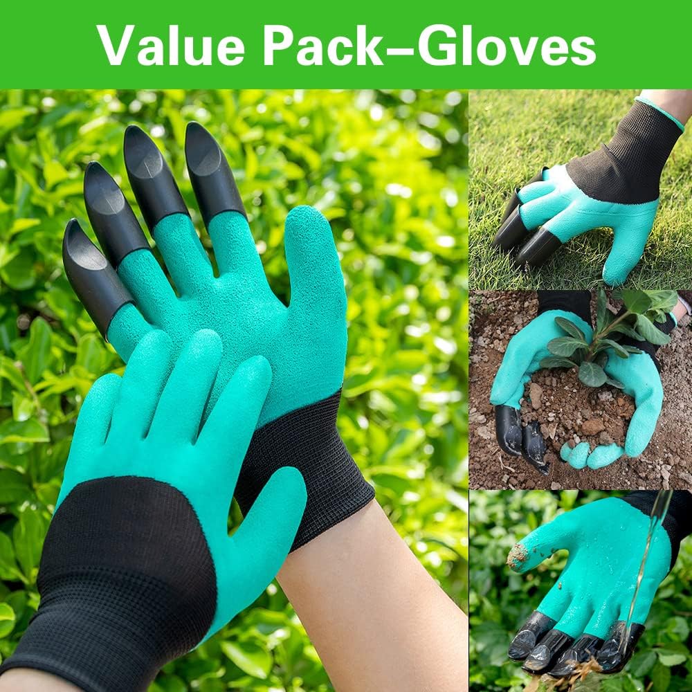 Bakulyor 200Pcs Green Landscape Staples 6 Inch Garden Artificial Turf Stakes Staples, 11 Gauge Lawn Galvanized Ground Fabric Pins for Weed Barrier Sod Decorations Holding Fence and Irrigation Tubing