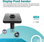 Scott Aerator DA-20 Display Pond Aerator – 1/2 Horse Power 115V 100ft Cord | Aerating Pond Fountain for Large Ponds | Pond Aerator Pump for Small Ponds | Pond Aeration System