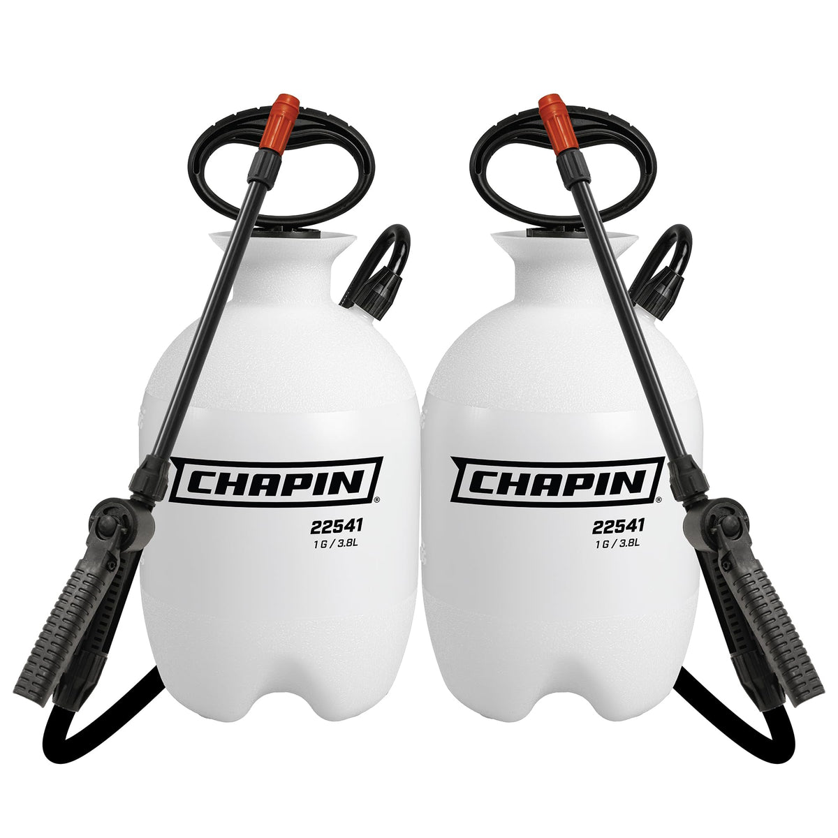 Chapin 1-Gallon Pump Sprayer, Foaming Nozzle for Visible Coverage, 2 Pack