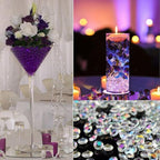 10000 pcs/Pack Wedding Table Scatter Confetti Crystals Acrylic Diamonds Vase Fillers 4.5 mm Rhinestones for Wedding, Bridal Shower, Vase Beads Decorations (Rose red)