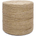 500FT Jute Twine Rope 3mm Natural Thick Garden Twine String Heavy Duty for Gardening Bundling Crafts Arts Gift Wrapping Packing Material Wedding Christmas Decoration Bulk