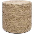500FT Jute Twine Rope 3mm Natural Thick Garden Twine String Heavy Duty for Gardening Bundling Crafts Arts Gift Wrapping Packing Material Wedding Christmas Decoration Bulk
