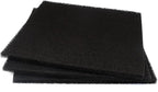 Cut to Fit Activated Carbon Media Pad, Pre Filter Carbon Sponge for Aquarium, Fish Tank, Pond, Reef Canister (9.8 x 9.8 x 0.4 inch 3pcs)