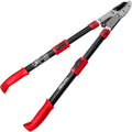 HAUTMEC Anvil Loppers for Tree Trimming Heavy Duty, Extendable 27-37'' Garden Bypass Loppers with Compound Action System, 2" Cutting Capacity, Labor-Saving Tree Trimmer for Yard, Lawn Branch Cutter