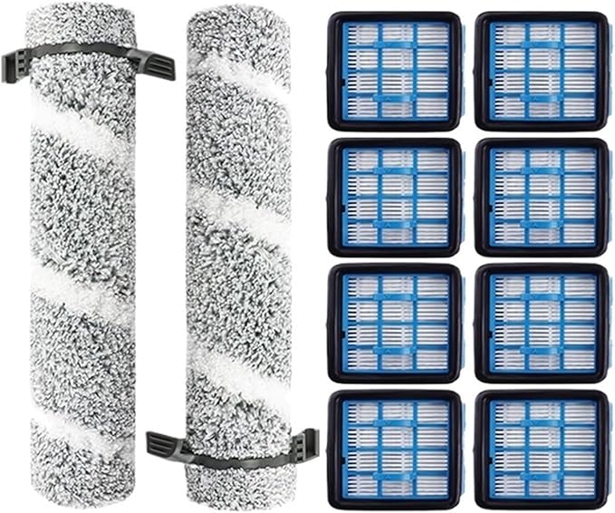 Replacement Parts ，Compatible For Bissell， 3930F 3933 V2 3999Z Floor Scrubber Roller Brush Filter Washing Vacuum Cleaner Parts(F)