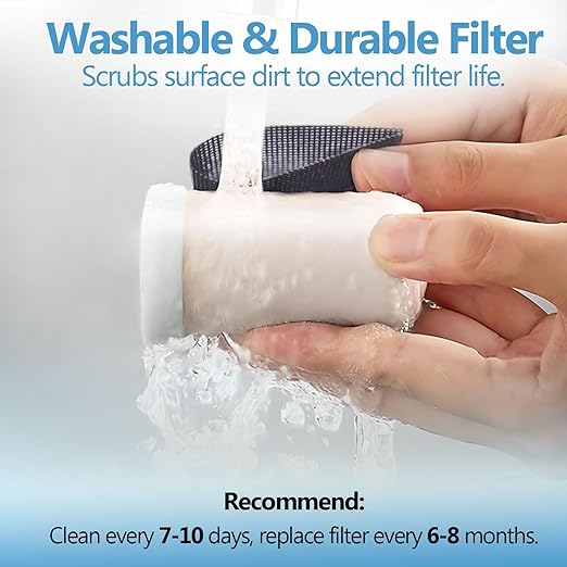 Faucet Mount Water Filter for Sink Faucet Tap Water Filter for Kitchen Sink 4-Stage Advanced Filtration Reduces Chlorine Heavy Metals Easy Install Compatible with Standard Faucets 1 Pack (White)