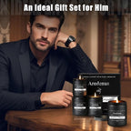 Mens Candle Set – Manly Candles for Men, 4 Pack Soy Candles for Home Scented, Masculine Candle Gift Set - Includes Sandalwood Leather, Whiskey Tobacco, Amber Patchouli & Vintage Oak