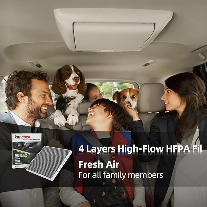 P609422 Premium Cabin Air Filter With Activated Carbon Compatible withFREIGHTLINER CASCADIA 2008-2023 CENTURY COLUMBIA 2000-2016 CORONADO 2000-2016