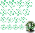16pcs Climbing Houseplant Stem Supports,Plant Stems Supports for Indoor Plants with 4 Sizes,Reusable Plant stabilizer,Plants Accessories Stems Hook Growth for PlantsGarden (Green)
