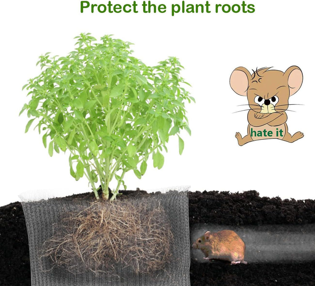 5pcs 10 Gallon Gopher and Vole Wire Baskets Protect Plants, Trees, Flowers and Bulbs from Voles, Gophers and Moles