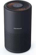 Air Purifiers for Bedroom, FULMINARE H13 True HEPA Air Filter, Quiet Air Cleaner With Night Light, Portable Small Air Purifier for Home, Office, Living Room Black