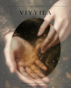 VIYYIEA Gold Framed Wall Art, Magic Hands Hallween Canvas Print Home Decor Vintage Art Painting Picture Bathroom Wall Decor, Magical Artwork for Living Room Bedroom Kitchen Office - 14L x 11W