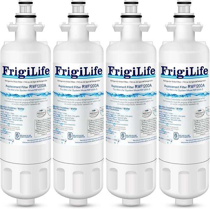 9690 & ADQ36006101 Replacement for LG LT700P, LT700PC, Kenmore Elite 46-9690, ADQ36006102, HDX FML-3, CLCH106, LFX28968ST, LFXS29626S, RWF1052, RWF1200A Refrigerator Water Filter, 4PACK