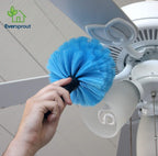 EVERSPROUT Twist-On Cobweb Duster | Hand Packaged to Protect Bristles | Indoor & Outdoor Brush Attachment | Fits Standard Acme Threaded Poles | Brush Head with Handle, No Pole (Medium-Stiff Bristles)
