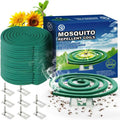 Mosquito Repellent Coils - Outdoor Use Reaches Up to 10 feet - Each Coil Burns for 5-7 Hours (Four in Each Pack Contains Total 16 coils & 8 Coil Stands)