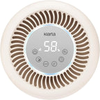 Humea Smart Evaporative Humidifier with WiFi & App Control - 3L Tank, 4 Speeds, 300ml/h - Quiet, Mist-Free, No White Dust - Nightlight - For Allergies, Dry Skin, Better Sleep - Beige