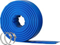 2" x 100FT Pool Backwash Hose, Heavy-Duty Pool Hose, Lay Flat Discharge Hose, Durable Burst Resistant, Pool Filter Pump Water Drainage, Sump Pump Discharge, with 2 Clamps
