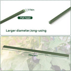 AGTEK 36" Garden Stakes, 30PCS Plastic Coated Plant Stakes, 3ft Plant Support for Climbing Plants