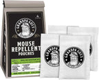 Grandpa Gus's Extra-Strength Mouse Repellent Pouches, Cinnamon/Peppermint Oils Repel Mice from Nesting & Freshen Air in Car/RV/Boat/Garage/Shed/Cabin (Pack of 4)