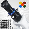 Bowens Mount Optical Snoot Photography for Amaran 150c,Spotlight Snoot Gobos kit for Monolight,Compatible with Aputure Amaran 100X/D 200D/X,150/300c,600x Pro,Godox SL60,5 Color Filters,31 Gobos