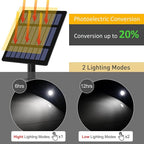 T-Sun Solar Spotlights - 4-in-1 Outdoor Waterproof Auto ON/OFF Solar Lights for Garden, Yard, Driveway, Pool Area (White)