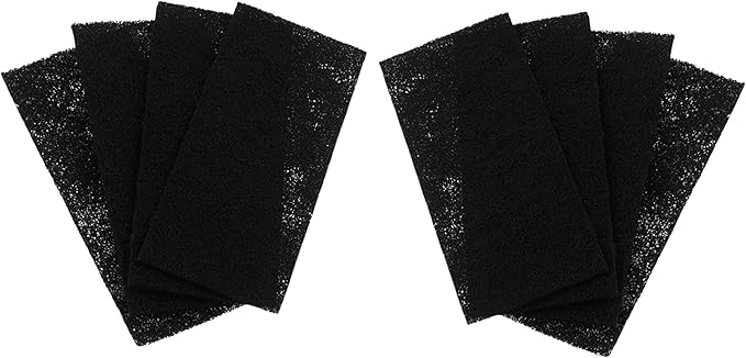 Nispira AER1 Filter Replacement Carbon Booster for Holmes AER1 Air Purifier HAPF30AT HAP242-NUC Removes Odor Smoke VOVs 9.5 x 4 x 0.25 Inches Pack of 8