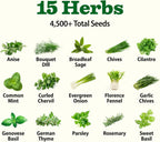 HOME GROWN 70 Variety Vegetable & Herb Seeds – 32,000+ USA Non-GMO Heirloom Survival Seeds –Garden Kit for Spring, Fall, Winter – Indoor & Outdoor Planting – Starter Set for Home Gardeners & Preppers