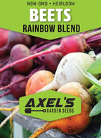Rainbow Blend Beets for Planting – Plant & Grow Heirloom Rainbow Beets in Home Outdoor Vegetable Garden, Beta vulgaris – 5 Packets