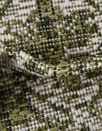 Unique Loom Outdoor Traditional Collection Area Rug - Valeria (5' 3" Octagon, Green/ Light Green)