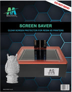 ZeroBubble Screen Saver- Clear Screen Protector for Resin 3D Printers (Mars 3 & Mars 3 Pro Ultra 4K - 3 Pack, Clear)