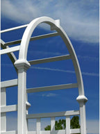 Athens 39"W x 81"H Vinyl Arbor
