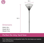 Yard Butler World’s Greatest Leaf Rake | Heavy Duty All Steel Rake with Ergonomic Garden Claw, 20 Free-Floating Tines & Long Metal Handle – Lawn, Yard, Bed, Landscape for Leaves, Grass & Debris, 18"
