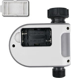 Raindrip R875CT Hose-End Smart Water Sprinkler Timer, Wi-Fi, Wireless Hose Faucet Bibb Timer for Garden, Drip Irrigation System Controller, Free App via 2.4 GHz Gateway Combo,GHT Compatible, Gray