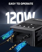 DEWENWILS 120W Low Voltage Landscape Transformer with Remote Control, 120V AC to 12V DC, Low Voltage Transformers with Photocell & Timer, Landscape Lighting Transformer for Garden Light Spotlight