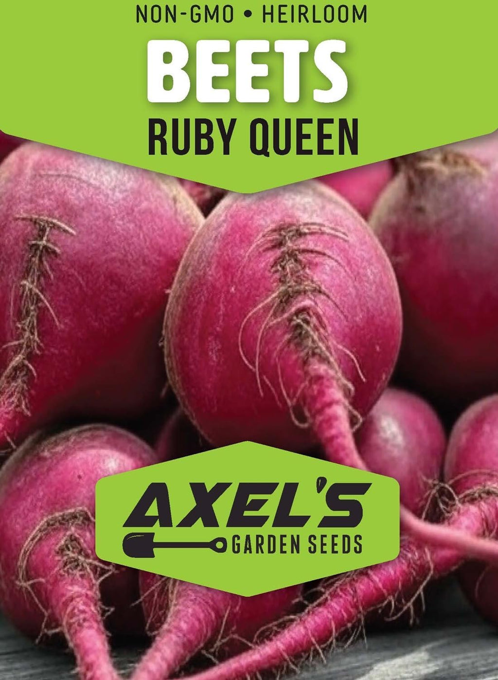 Ruby Queen Beet Seeds for Planting – Plant & Grow Heirloom Red Beets in Home Outdoor Vegetable Garden, Beta vulgaris – 5 Packets