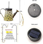 B-Best Solar Lights Outdoor Garden Decorations,Watering Can Landscape Light Large Hanging Lantern ,Outside Waterproof Patio Decor Perfect Gardening Gift