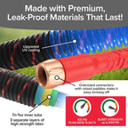 Pocket Hose Ballistic 25 FT Expandable Garden Hose, No-Kink, As Seen on TV
