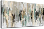 tigeridge Abstract Wall Art Grey Modern Canvas Pictures Contemporary Canvas Artwork for Bedroom Living Room Bathroom Kitchen Office Home Wall Decor Framed Ready to Hang 29" x 58"