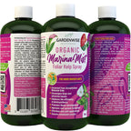 Marina Mist: Organic Aroid Plant Food & Foliar Kelp Spray - Nourish & Enhance Peace Lily, ZZ Plant, Elephant Ear, Monstera, Aglaonema, Philodendron, Pothos, Colocasias - Easy to Use (16 oz)