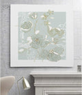 Wexford Home Filigree Floral II Gallery Wrapped Canvas Wall Art, 16x16,