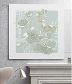 Wexford Home Filigree Floral II Gallery Wrapped Canvas Wall Art, 32x32,
