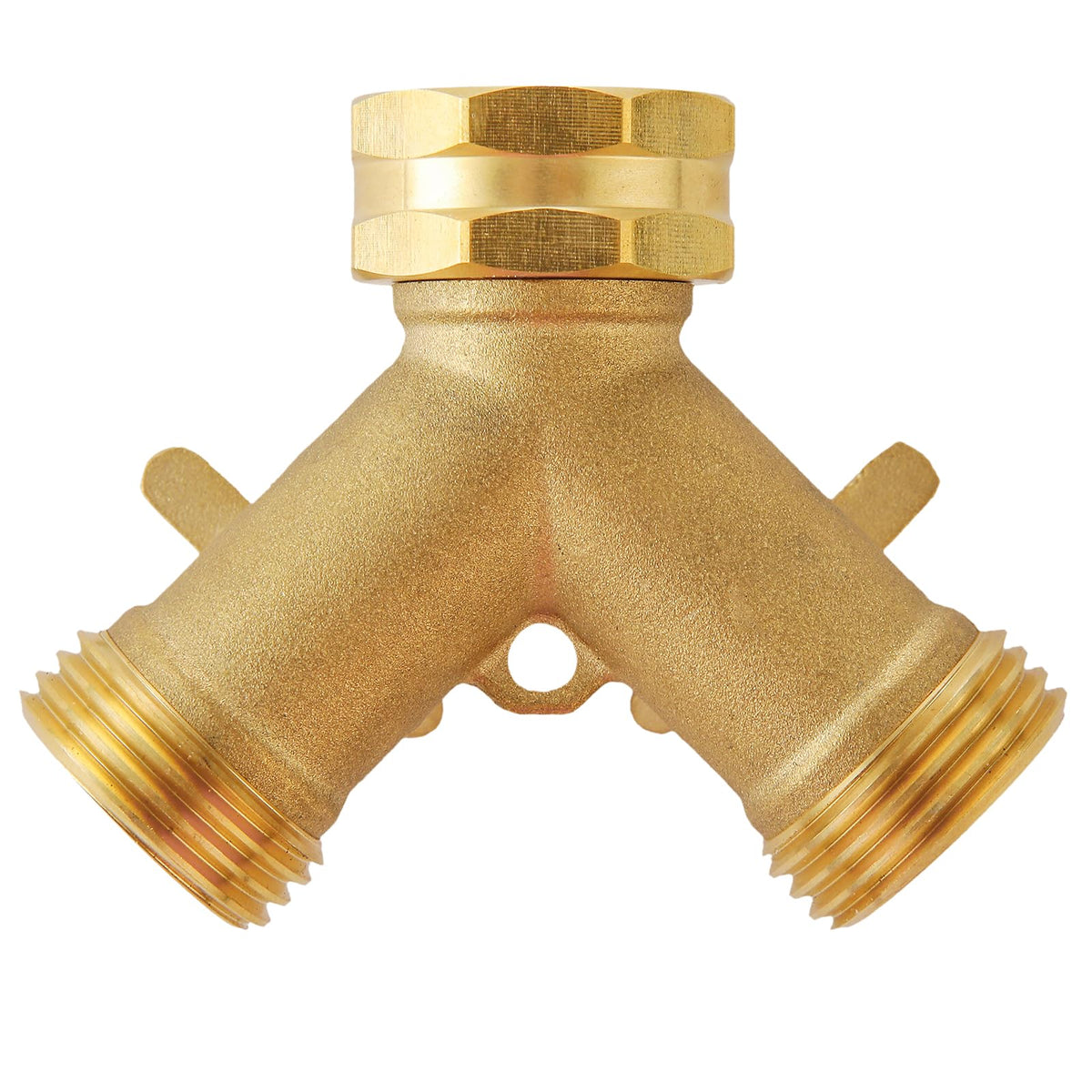 Garden Hose Splitter 2 Way Heavy Duty, Outdoor Faucet Splitter