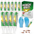 Roach Gel Bait 10 Pack - Fast-Acting Indoor Cockroach Infestation Killer Gel for Indoor Pest Control, Targets German American Oriental Roaches, Includes Gloves and Applicator