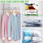 3 Gallon Large Plastic Bags with Zipper Top, | 100 Count | 2 Mil | 16" x 18" | Heavy-Duty Reusable Clear Freezer Storage Bags