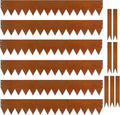 40" L X 6" H Corten Steel Landscape Edging,6 Pack Landscape Edging with 7 Clips and Gloves,Garden Edging Border for Lawn, Flower Bed, Yard (Rust-Colored)