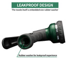 AUTOMAN-Garden-Hose-Nozzle, ABS Water Spray Nozzle with 7 Adjustable Watering Patterns, Slip Resistant for Watering Plants, Lawn& Garden, Washing Cars, Cleaning, Showering Pets & Outdoor Fun.